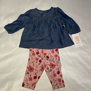 Carters Newborn Girls Outfit
